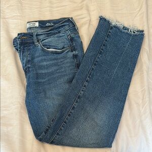 Nordstrom Blue Jeans with Distressed Details